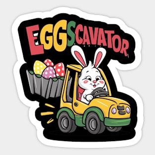 Eggscavator Sticker